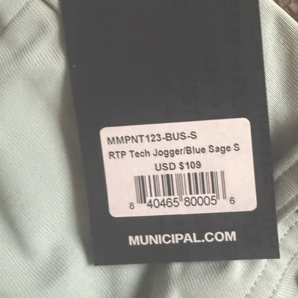 Municipal Sport Utility - RTP Tech Pants Golf  - Men’s Small - New W Tags - Sage - Picture 6 of 12